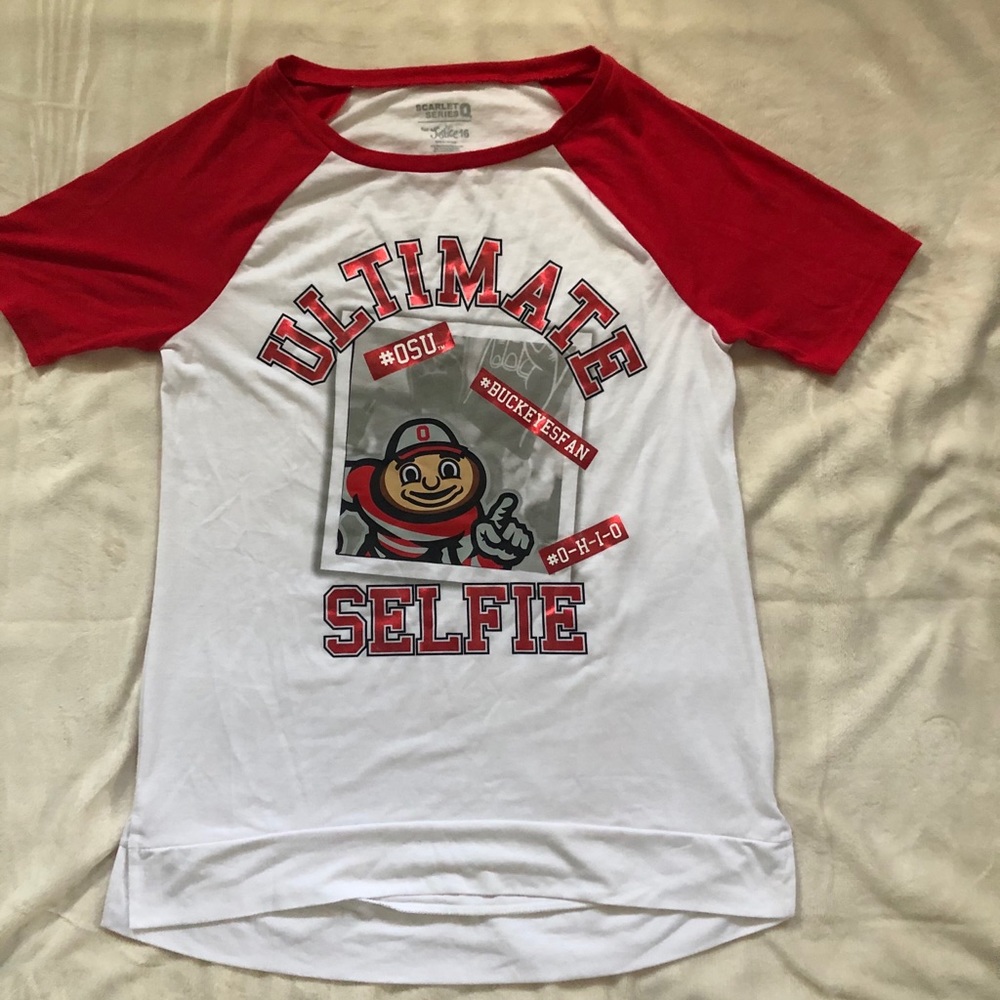 Girls Justice Ohio state Buckeyes Shirt